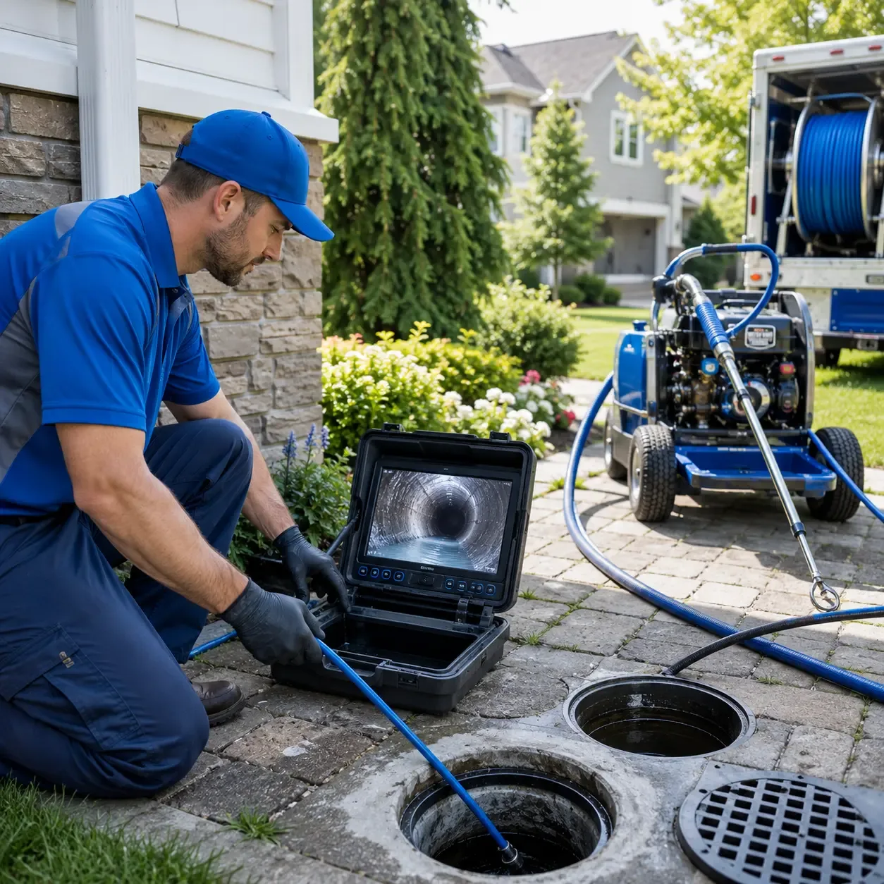 Outdoor drain cleaning professionals serving Amidon, ND